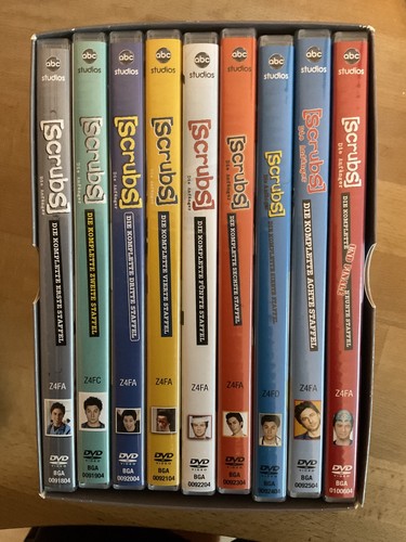 Scrubs dvd komplettbox - scrubs, dvd-komplettbox