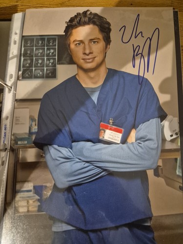 Zach braff original autogramm - original,