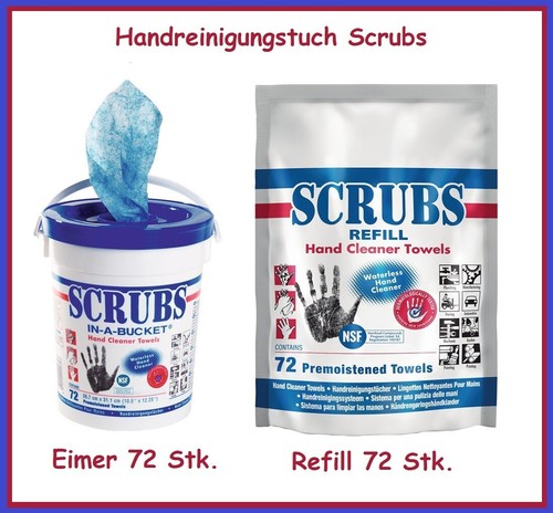 Handreinigungstuch scrubs - handreinigungstuch,